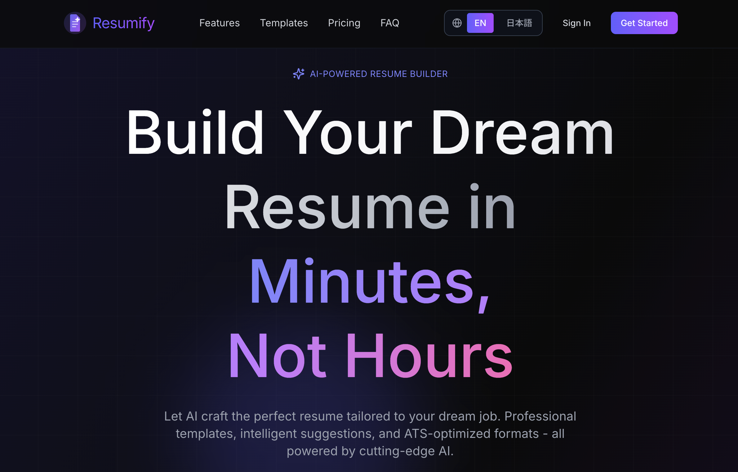 Resumify — AI Resume Builder